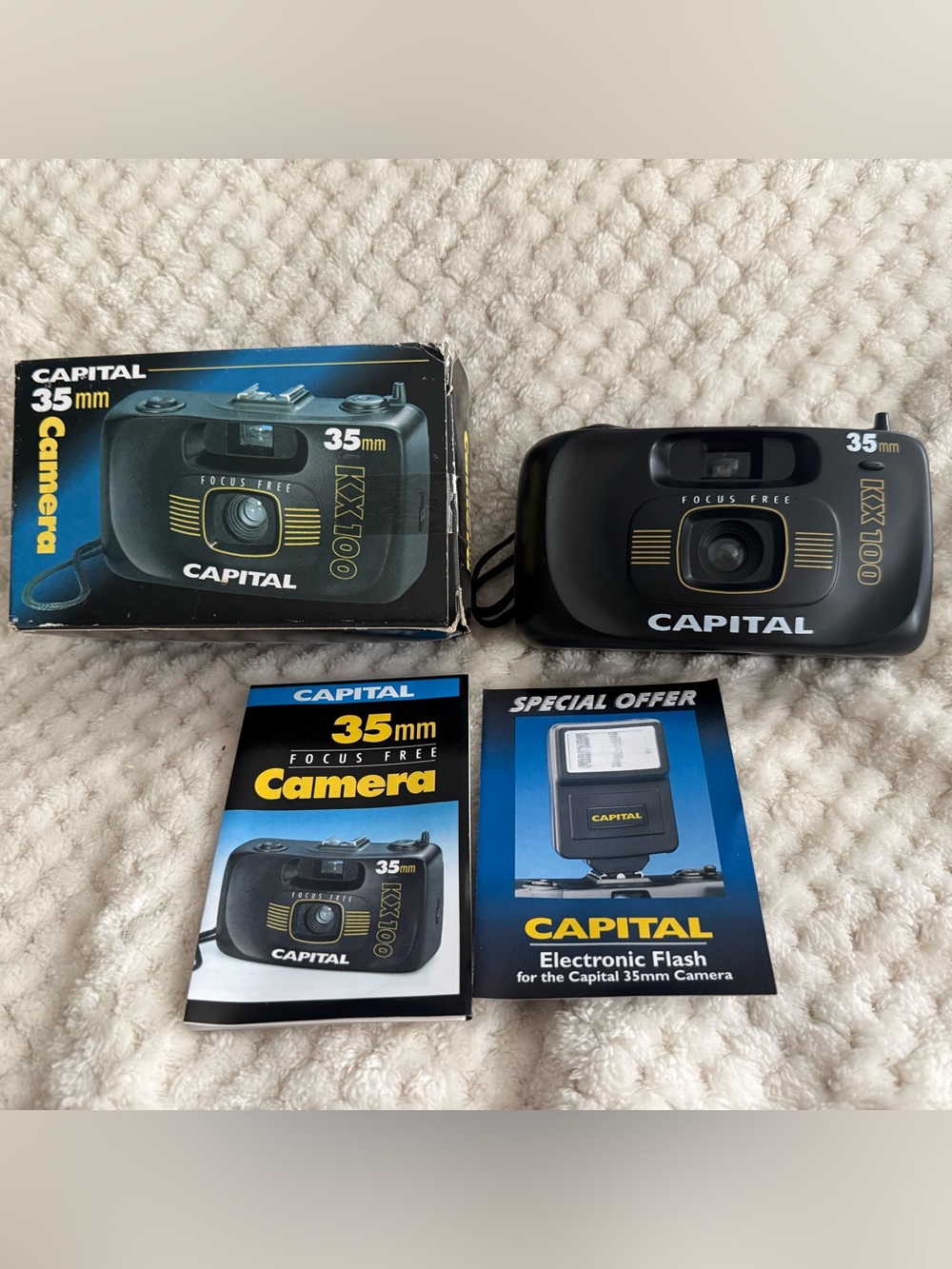 Capital 35mm Focus Free Camera - Black